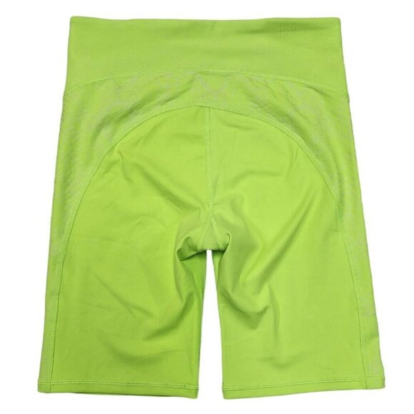 Athleta Stay Fly 9" Shorts in Young Banana (Neon Green), Size Medium - Picture 5 of 9